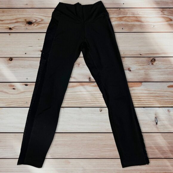 Victoria's Secret PINK Ultimate Tights Black Size Small - Picture 1 of 7